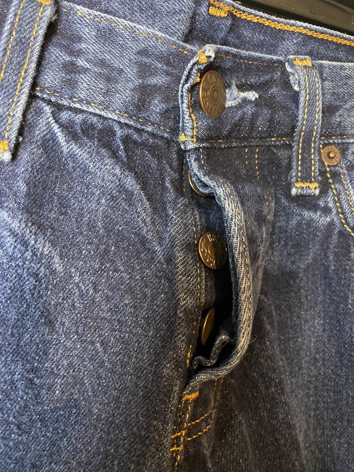 Hollister Men’s Jeans W29 L32 Blue Denim Button Fly