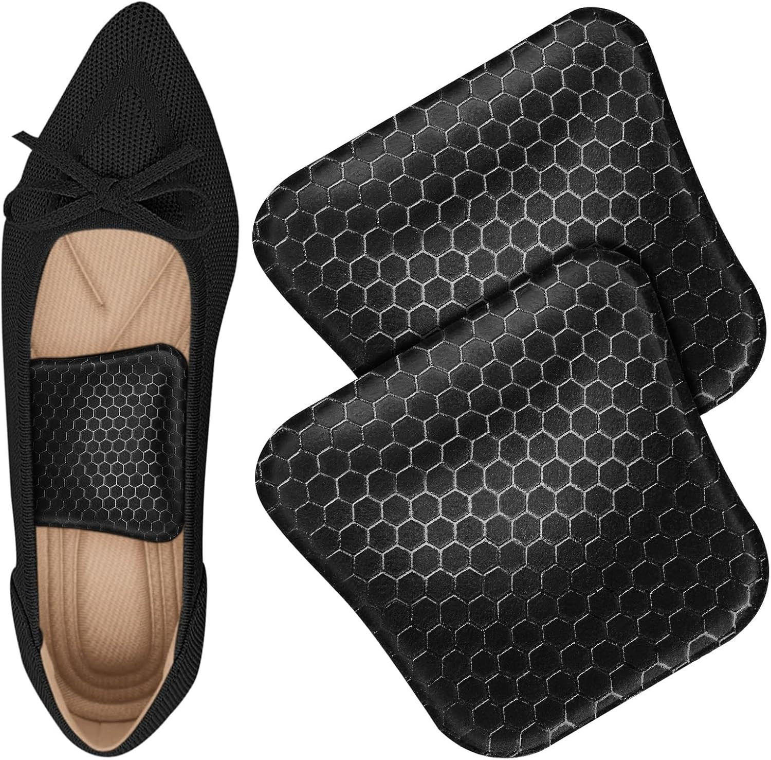 High Arch Support Inserts Women/Men, Flat Foot Arch Support Pads for Women, Reus