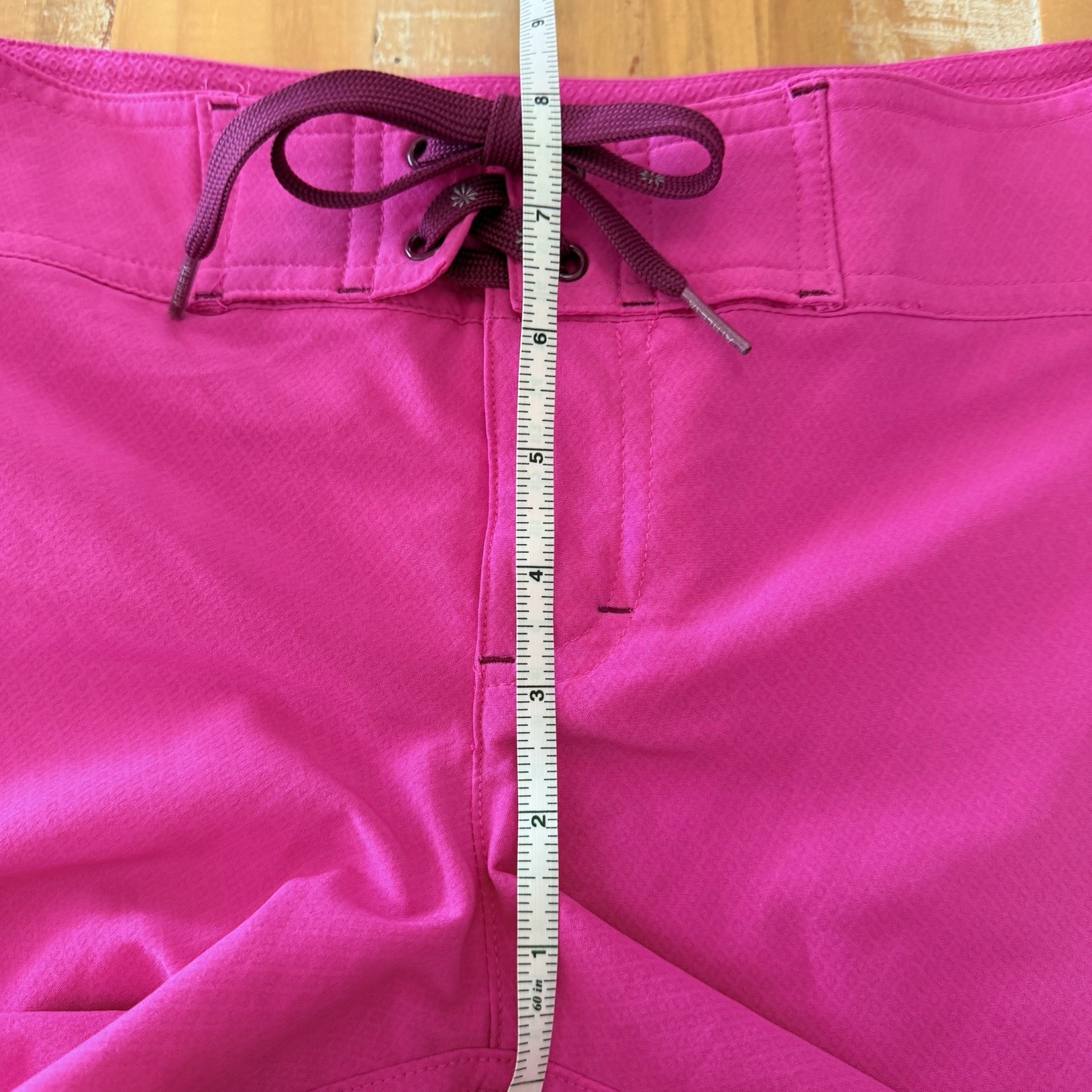 2 Athleta Shorts Magenta Lace Up Board & Orange Snap Closure Shorts Sporty