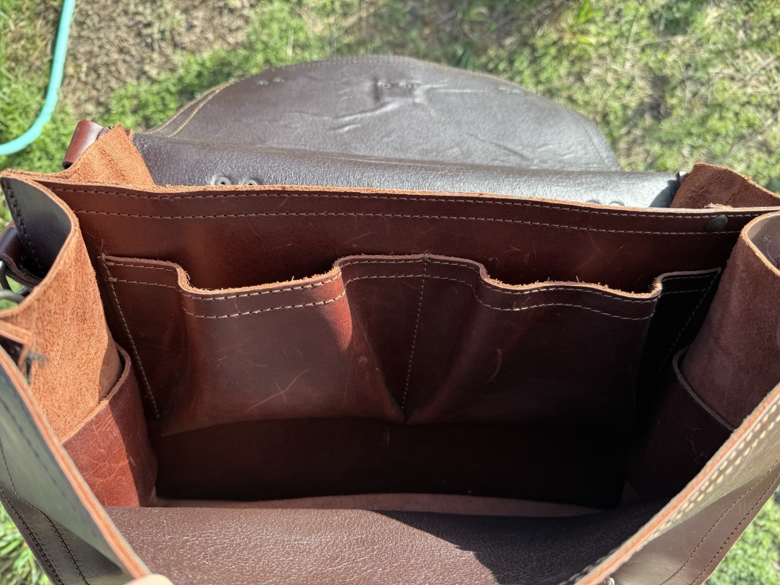 Saddleback Leather Classic Large Briefcase Chestnut RARE Shoulder Bag with Strap