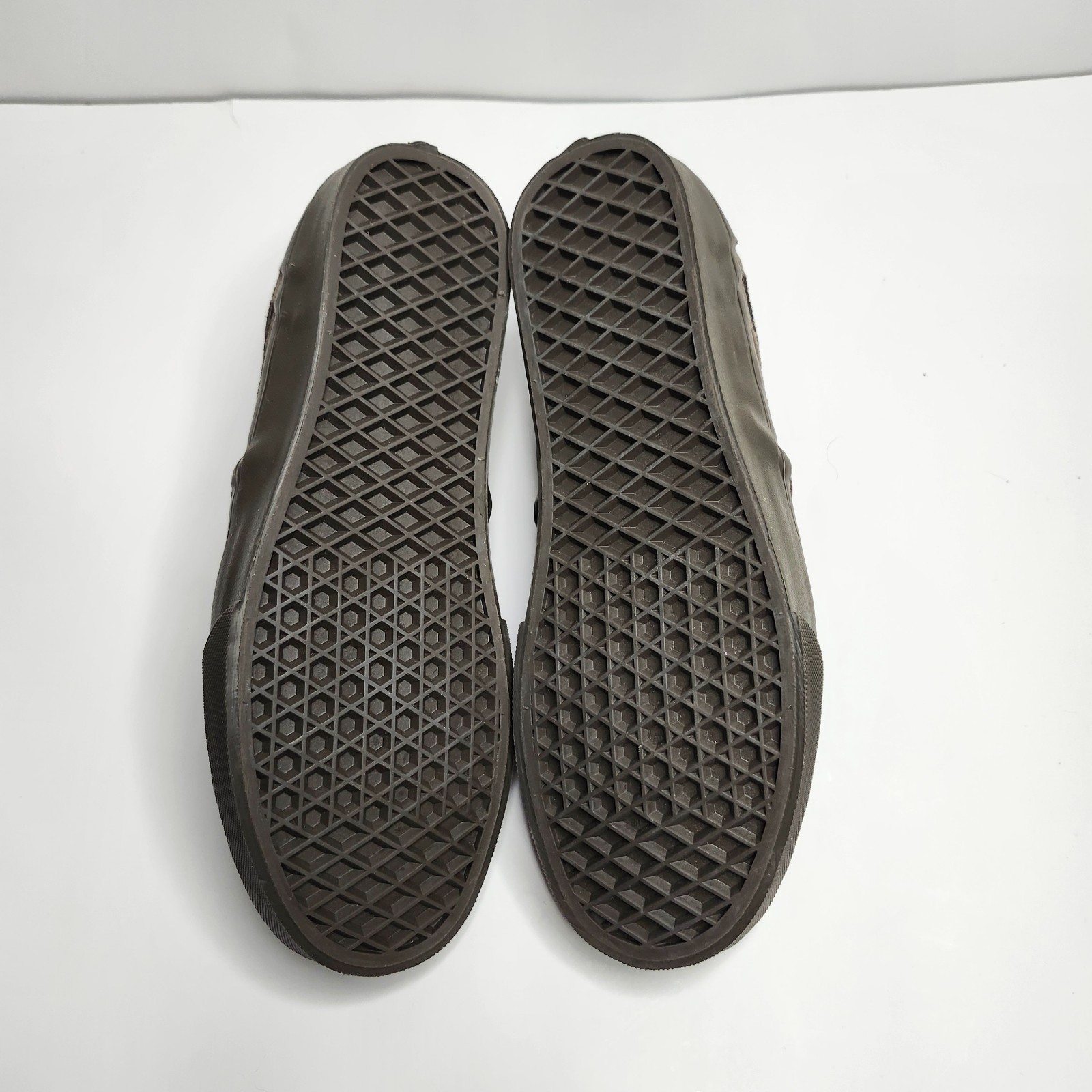 Vans Asher Embossed Coal Brown Size 7.5 Slip-On Shoe