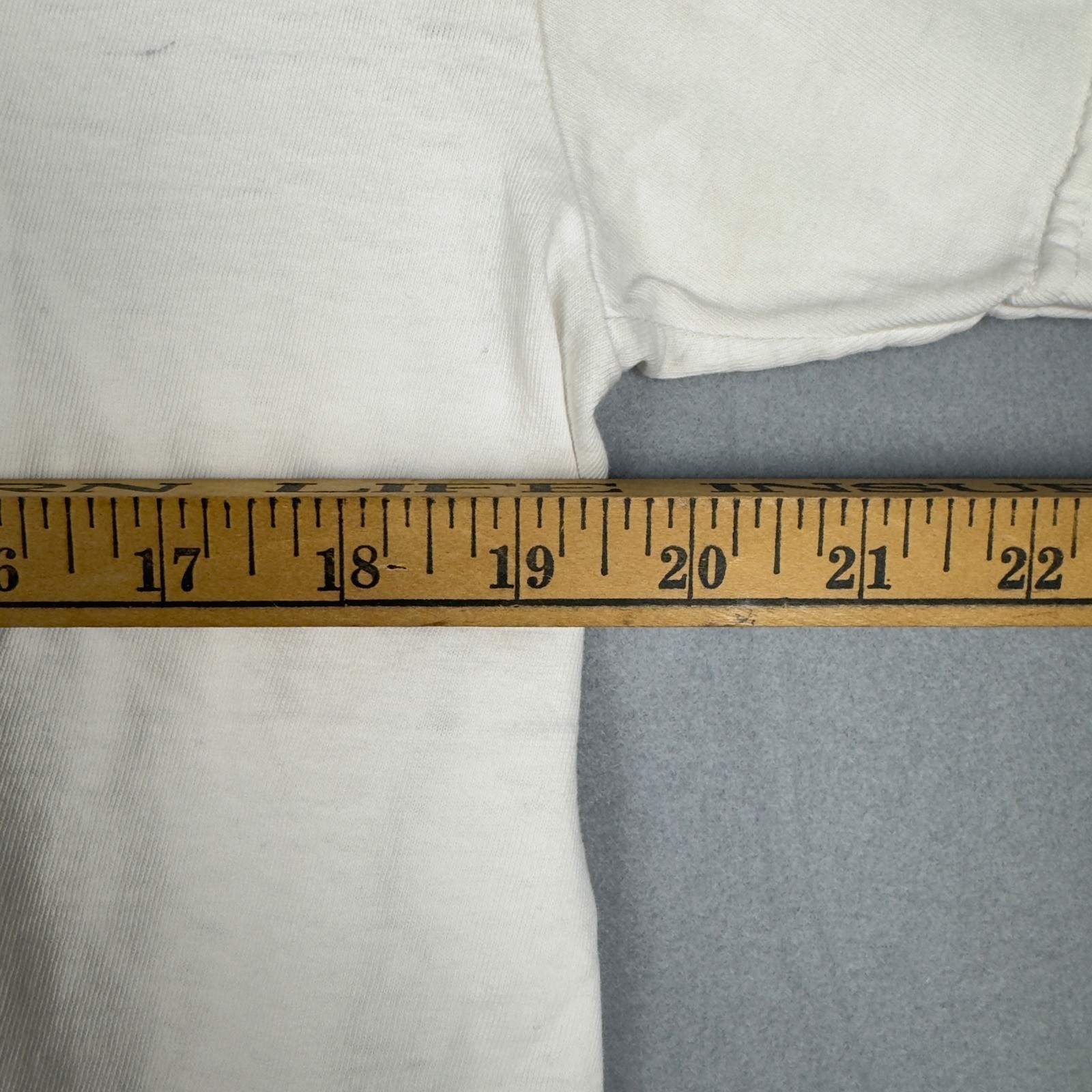 Vtg Nike USA Made Graphic T Shirt Youth M / Adult Slim S White 90s Abstract Logo