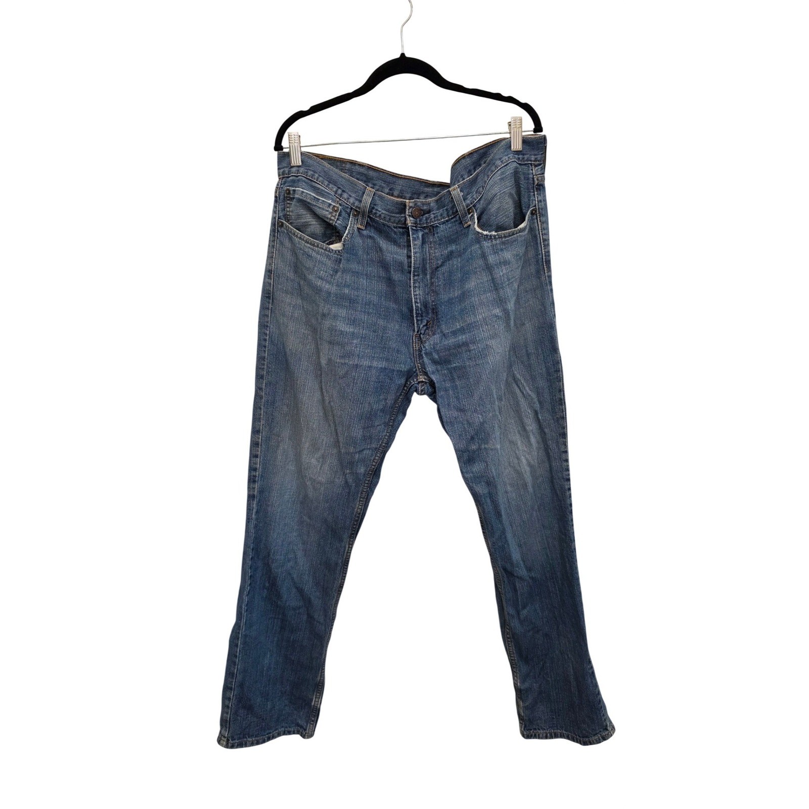 Levi’s 559 Relaxed Straight Jeans 38×34 Light Wash 100% Cotton WaterLess Pants