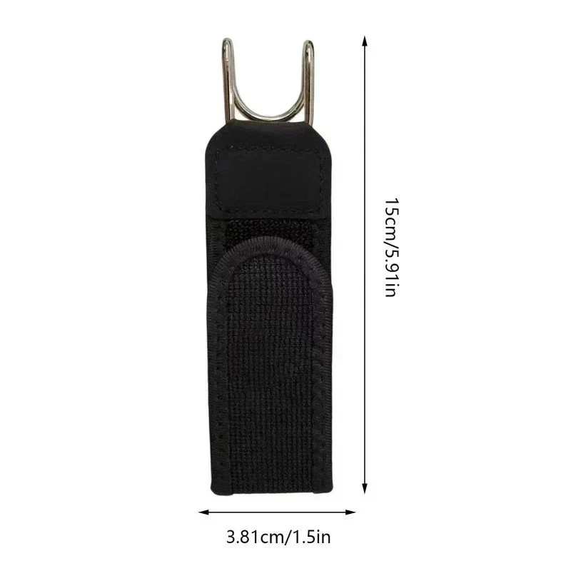 2PCS Tactical Metal Hook Elastic Belt Buckle-Less Invisible Waist Belt Closure