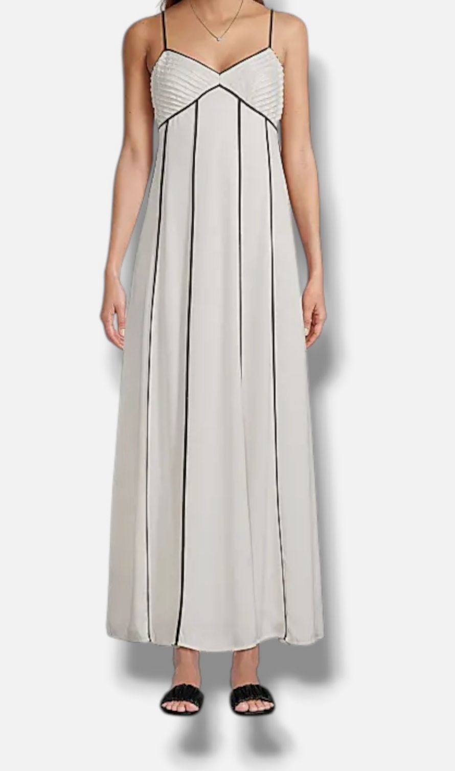 Sancia Women’s Beige The Odele Porcelain Dress Size M