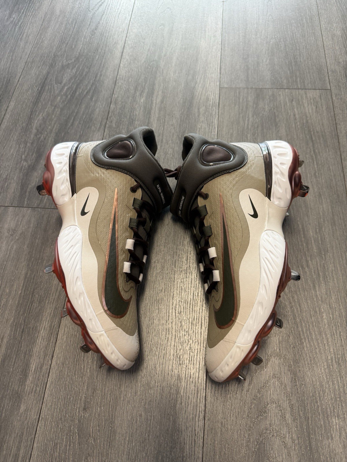 Nike x RBI Alpha Huarache Elite 4 MD SM P FZ7344-200 Baltimore Orioles Size 11