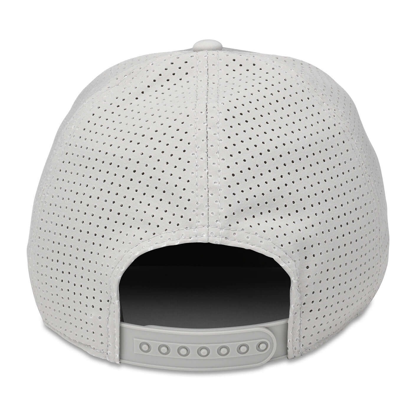 TKO Strength & Performance Hats: Pewter/White Cooling Mesh PVC Patch Hat | Worko