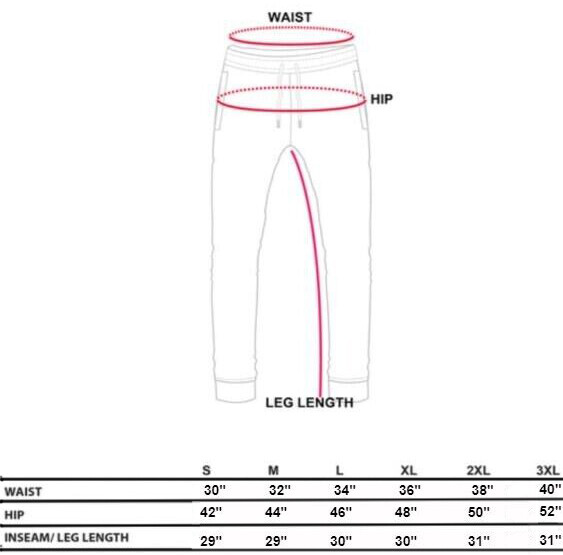 Men’s Fleece Lined Slim Fit Casual Tech Jogger Sweatpants W Zipper Pockets S-3XL