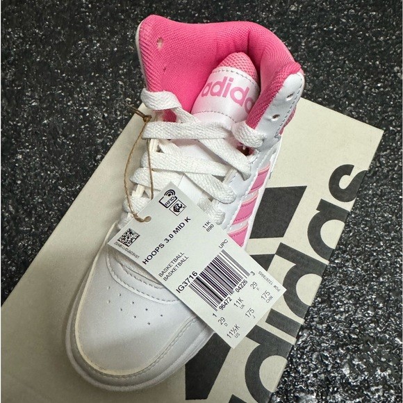 adidas Originals Unisex-Child Hoops 3.0 Mid Sneaker New w/ Box Size 11.5 K