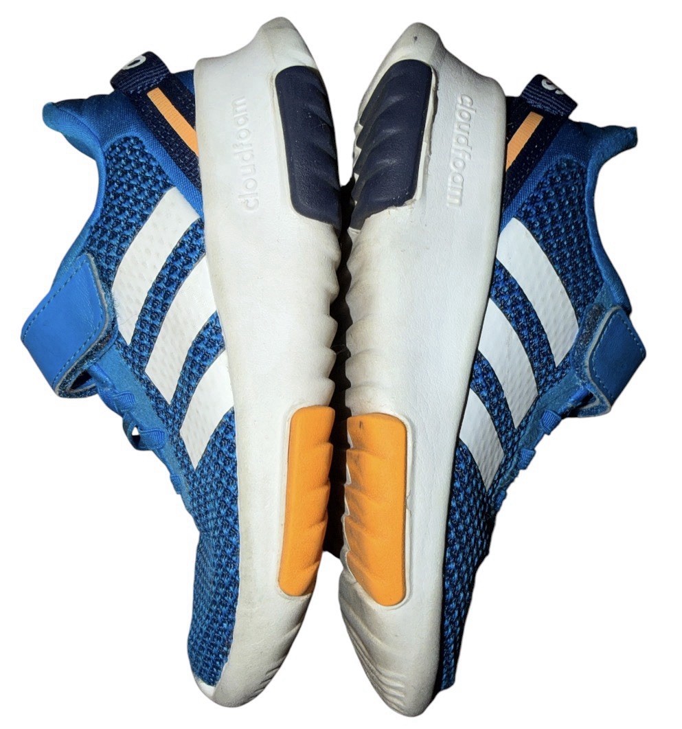 🔥 Adidas Racer Cloudfoam Unisex Toddler Sneakers Size 11k 🔥