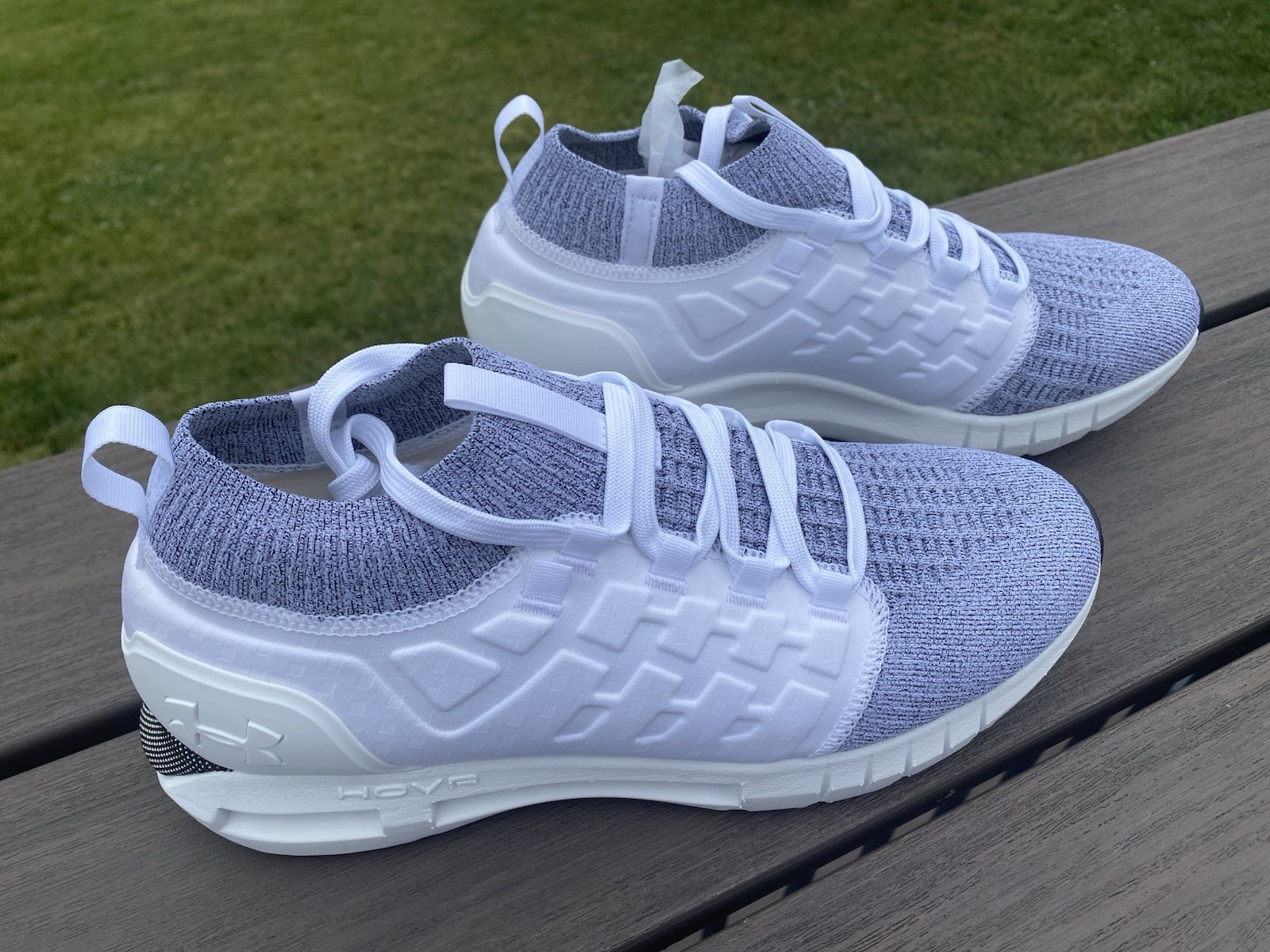 Under Armour HOVR Phantom 1 Size M13 / W14.5 3028384-100 White/Gray BNIB