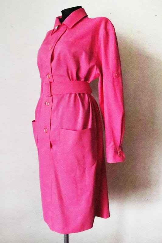 Women Akris Dress Pink 42 / XL / 50