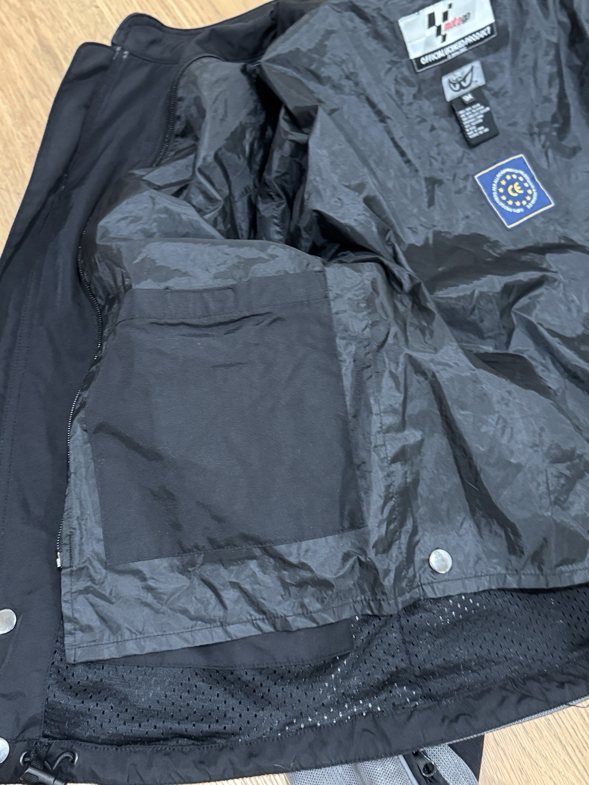 Grey Moto GP Race Nylon Jacket Men’s Size Small