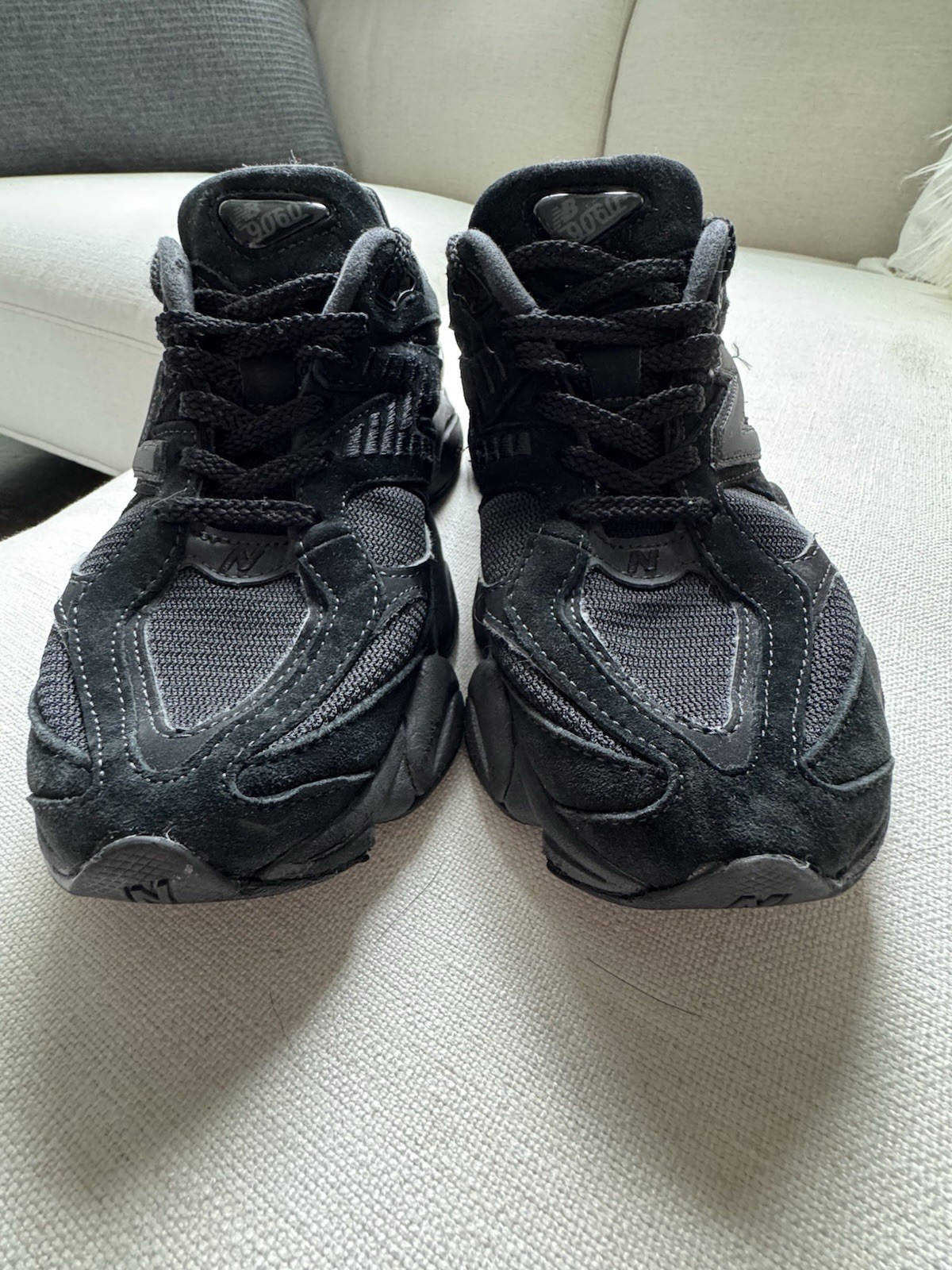 New Balance 9060 Triple Black Suede U9060BPM Men’s Black Sneakers