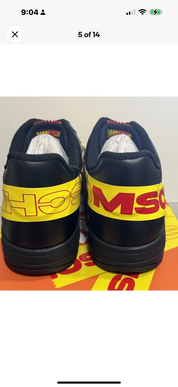 Size 7 – MSCHF TAP3 Black-AUTHENTIC