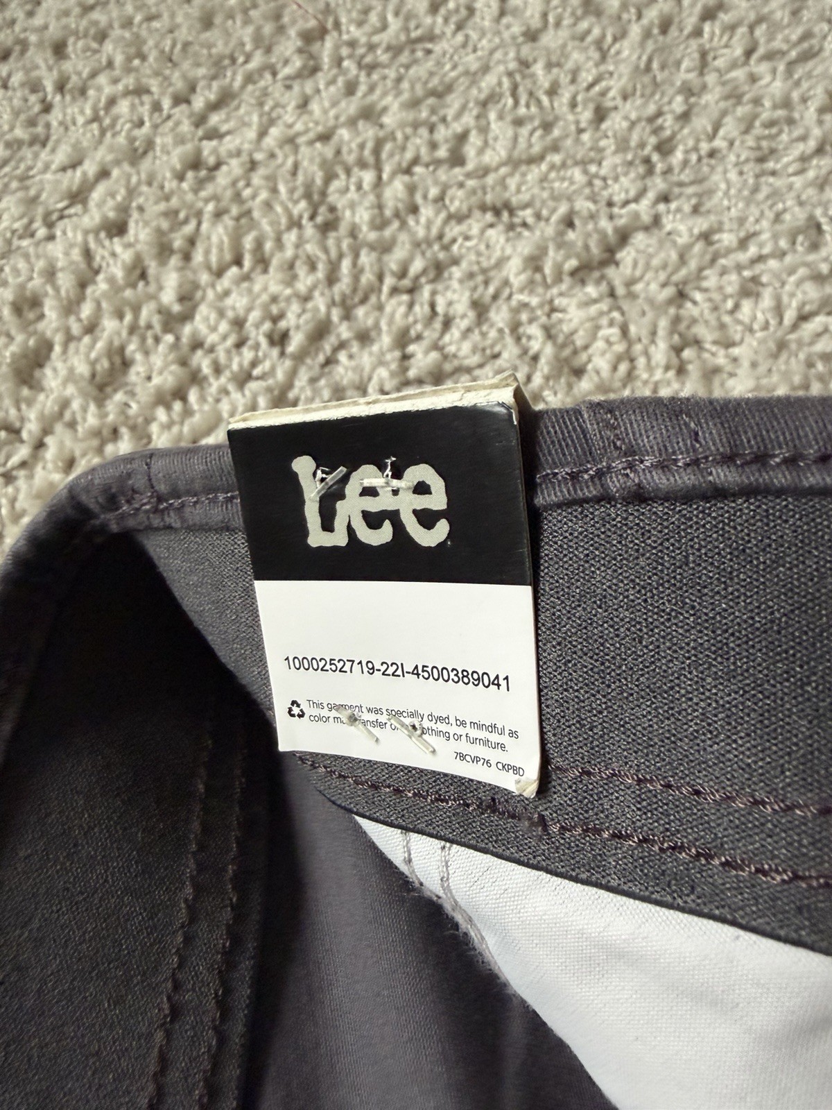Lee – Extreme Comfort MVP Engineer Straight Fit Cargo Pants 36×34 Gray NEW wTags