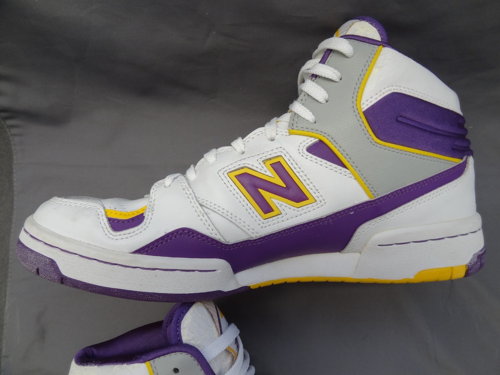 DISPLAY ONLY New Balance 11.5 Lakers James Worthy Basketball VTG 80s 800 BB800PY