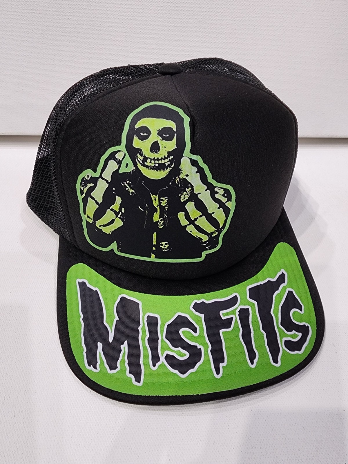 Metal Black Death Gothic Industrial Thrash Middle Fingers Trucker Adjust