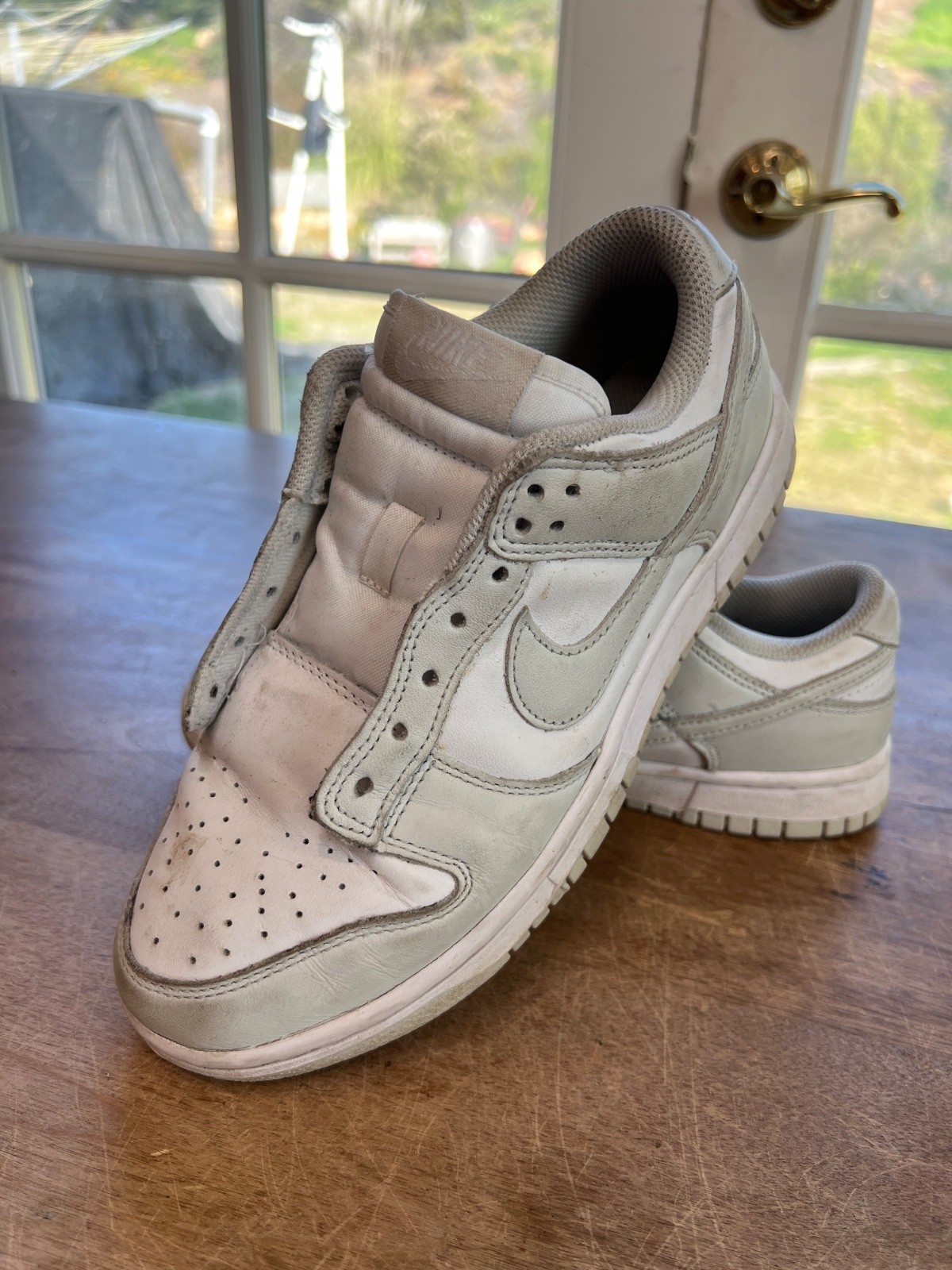 Nike Dunk Low “Photon Dust” Women’s 7 White Grey DD1503-103 Used Shoes