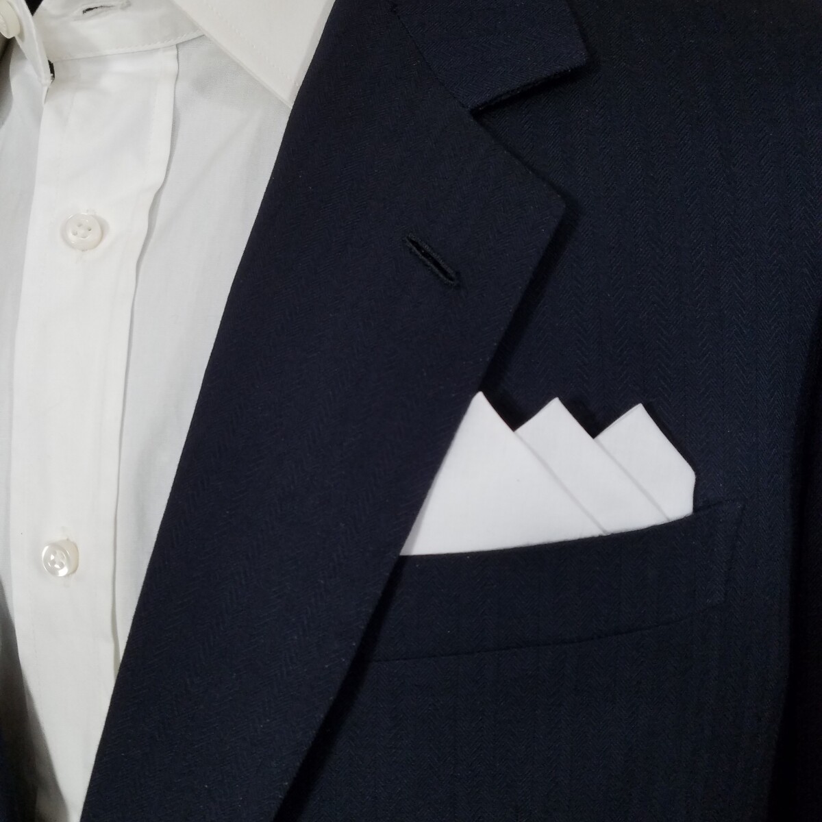NEW – Men’s Cotton Pre-folded Pocket Square Handkerchief Insert – Reversible