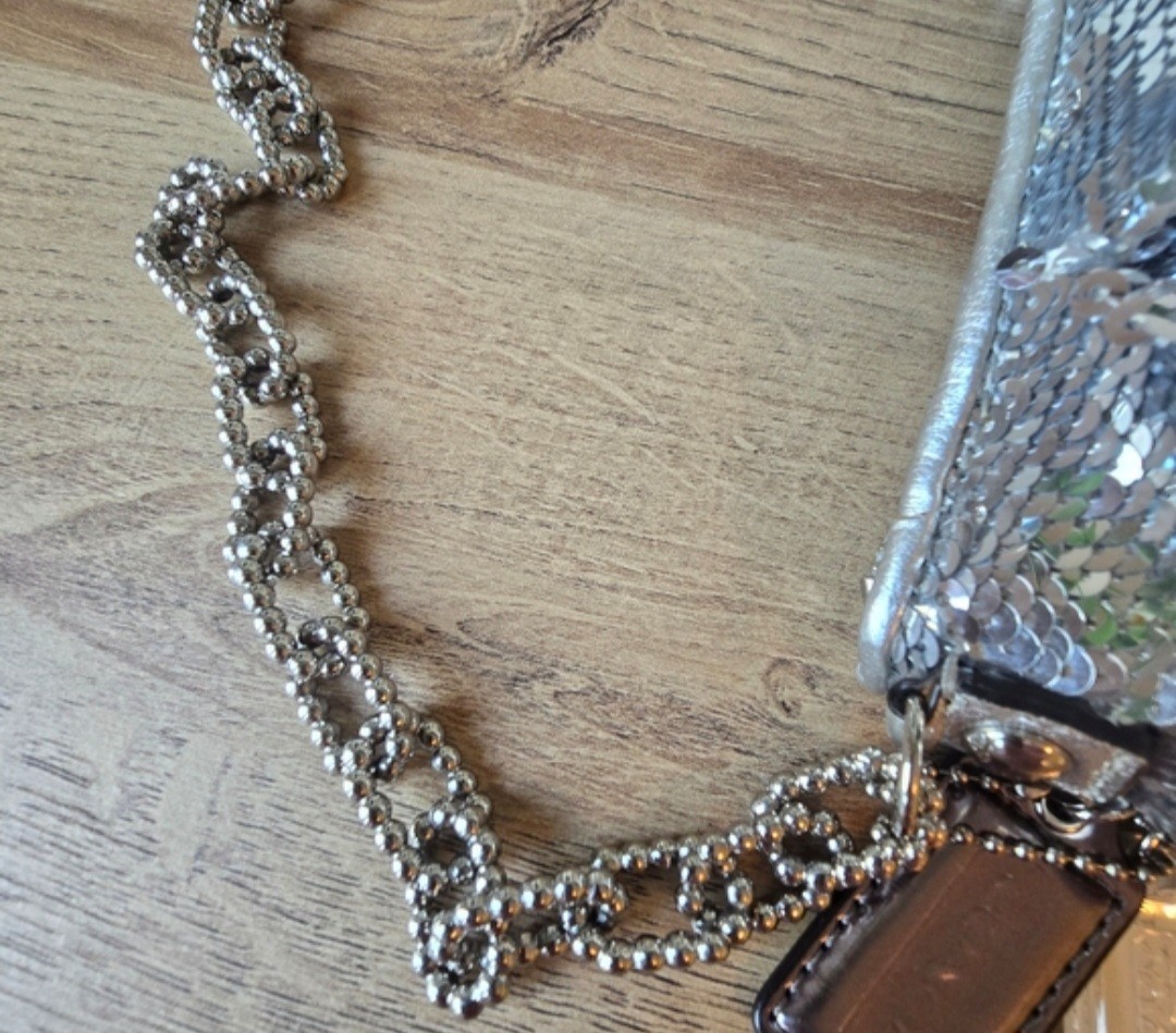Coach Graduation Poppy Sequin Clutch Party bag