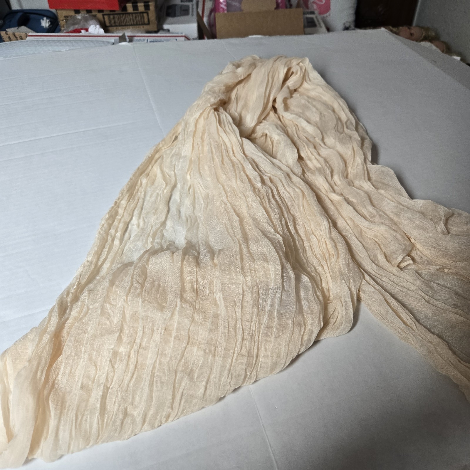 Fashion Women’s Scarf Viscose Ladies Scarves Ivory Wrap Around Scarves Tan