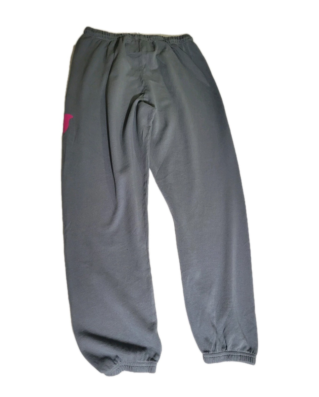 Free City Womans Size S Gray Sweatpants Logo Pink Dove Made USA Jogger Lounge