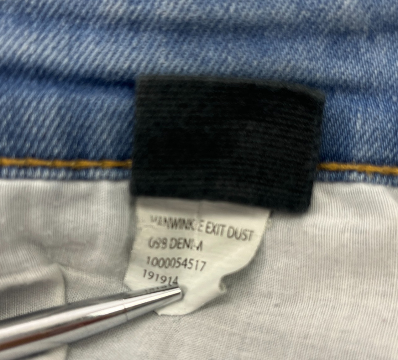 KSubi Jeans Van Winkle Exit Dust Blue Mens 30″ Skinny Fit Stretch Street