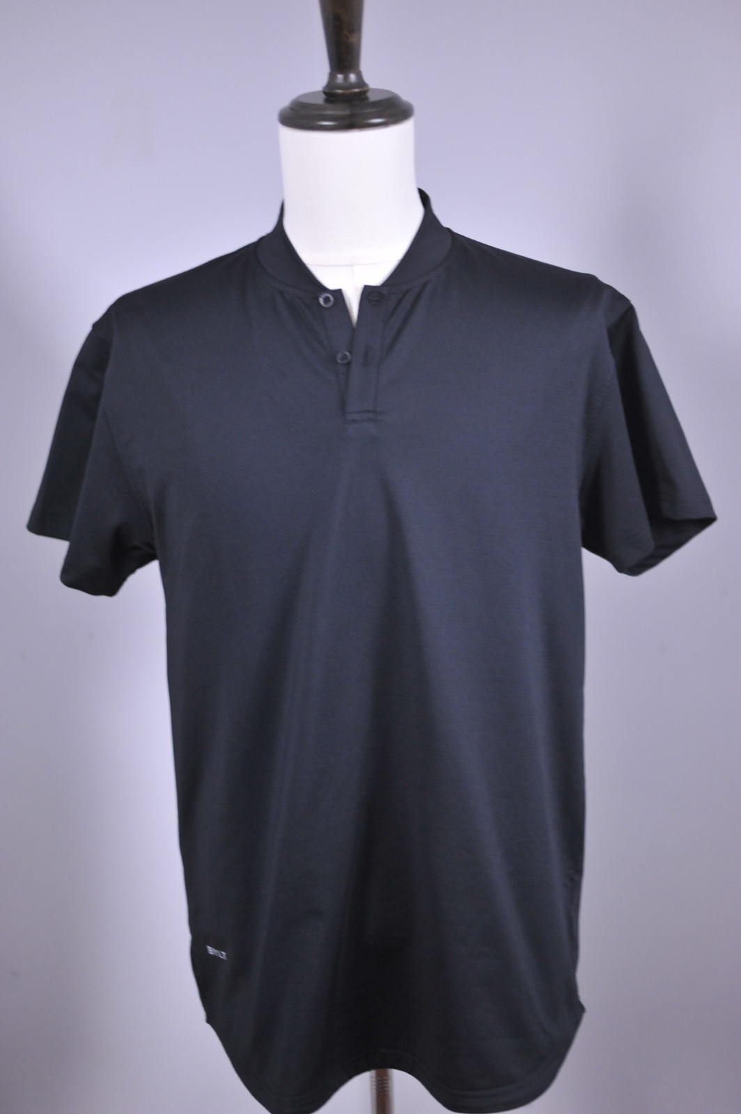 Bylt Drop Cut Stealth Blade Polo Shirt Black Performance Men’s Large L