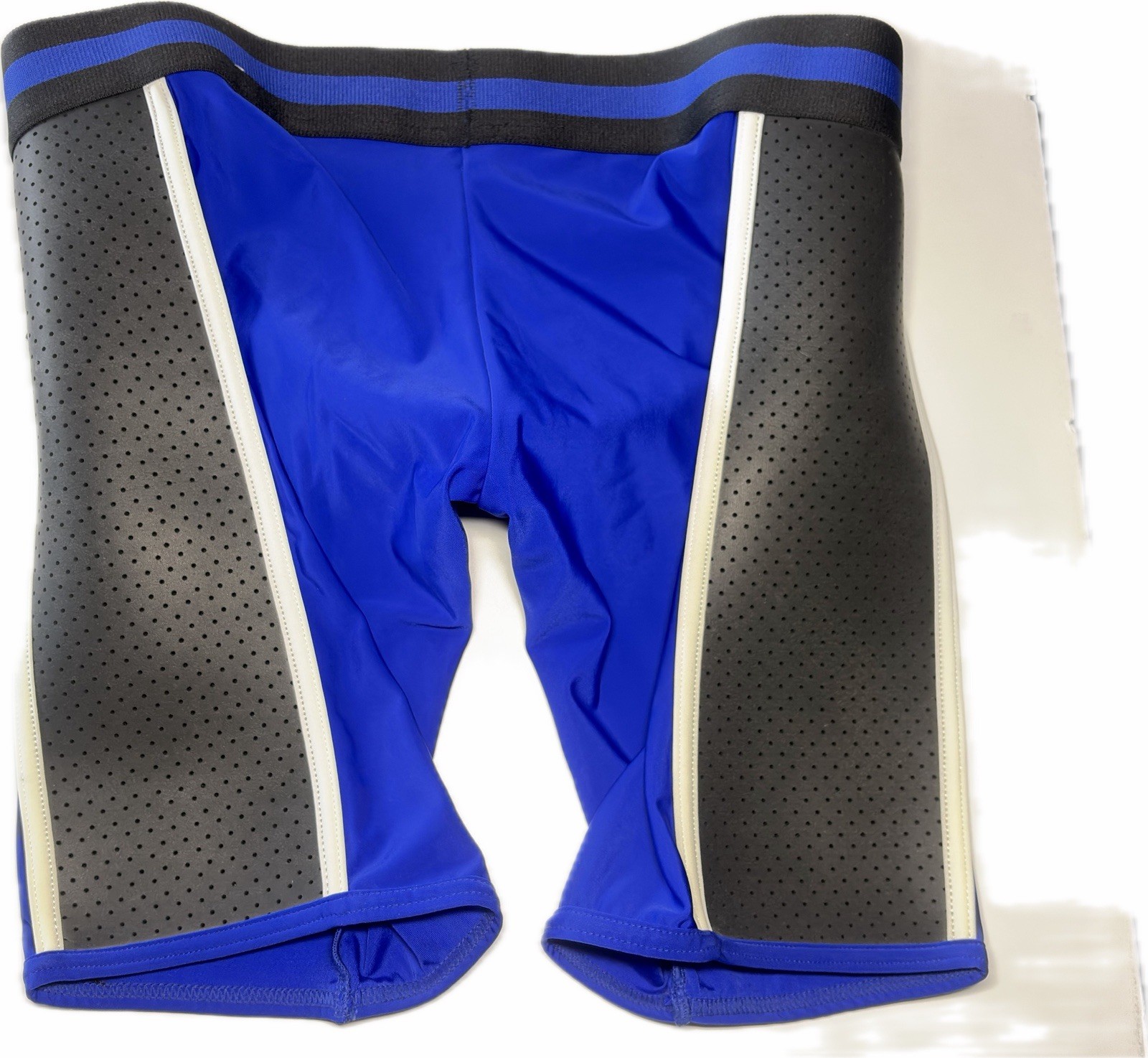 CellBlock 13 Men’s Kick-Off Short Neoprene Lace Up Black Blue Sz Large