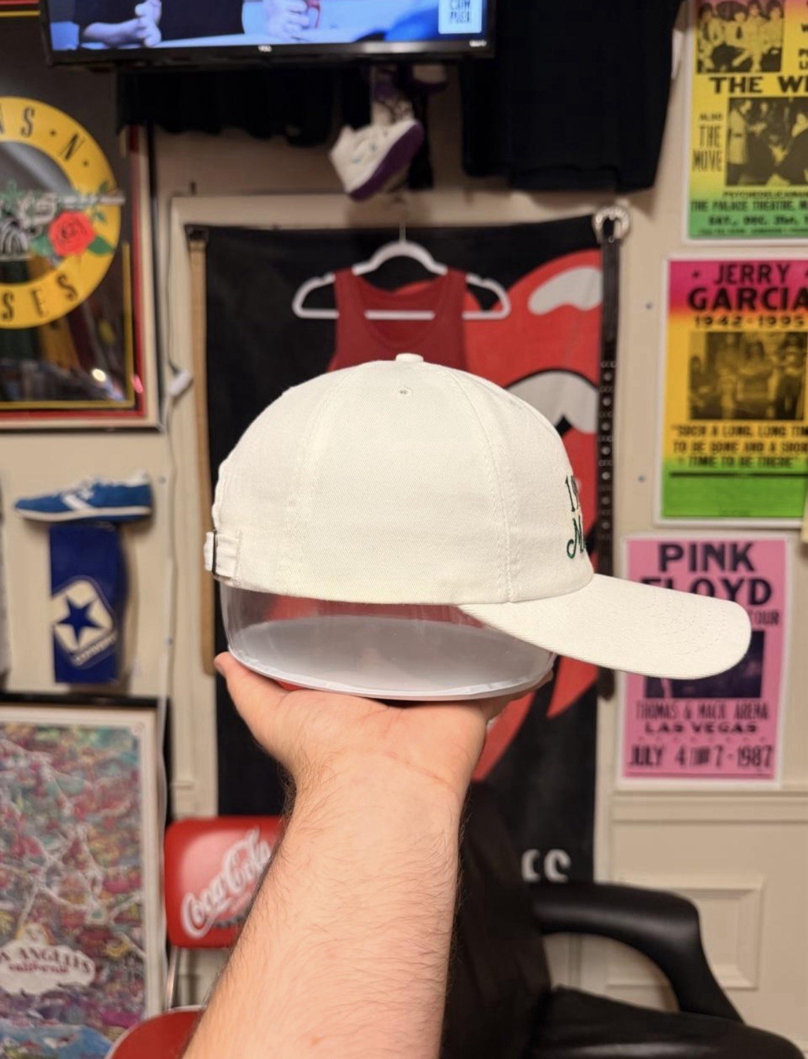 1999 The Masters Golf Embroidered Logo Hat Strapback White