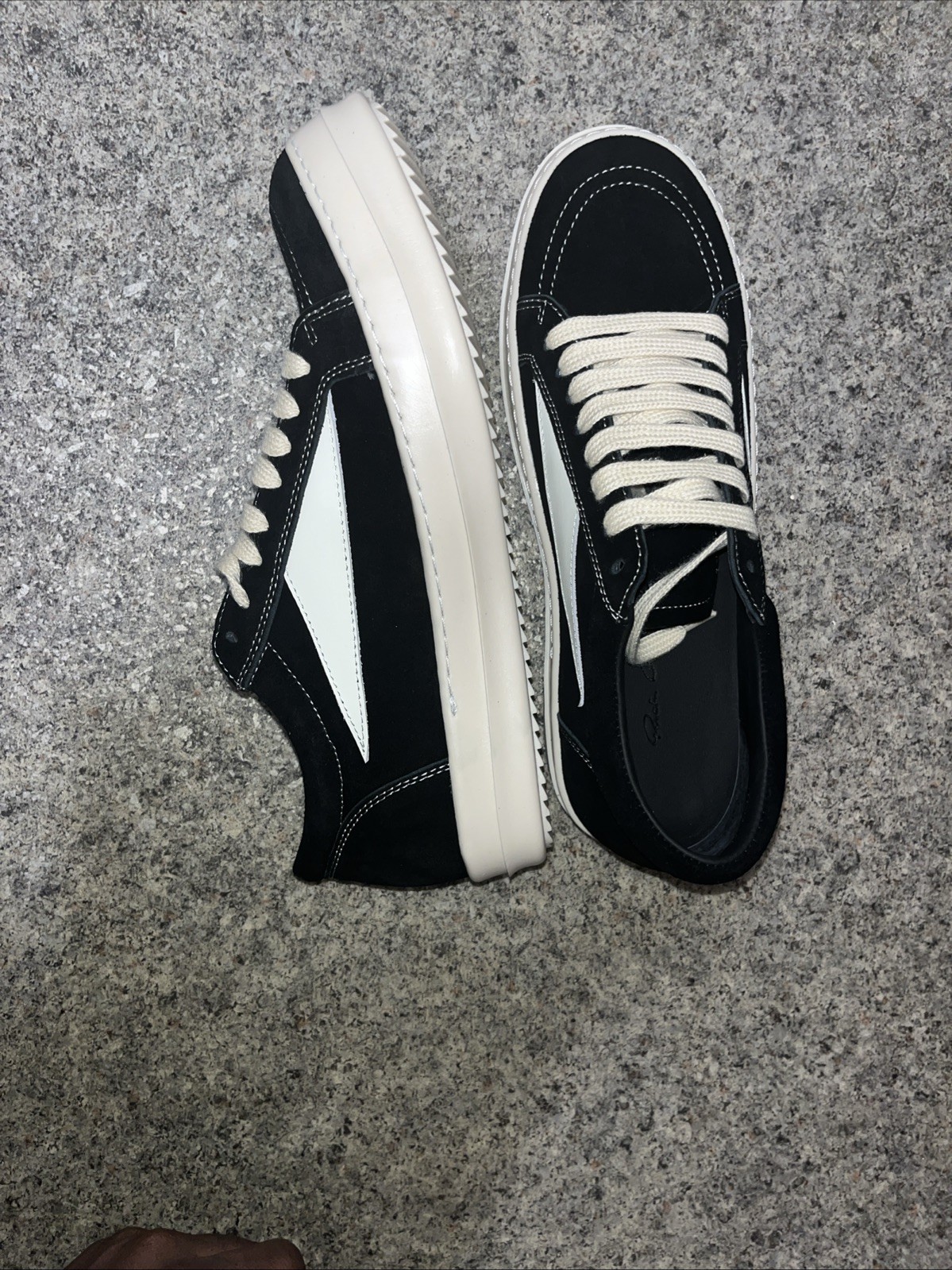 Vintage Full-Grain Leather-Trimmed Suede and Rubber Sneakers