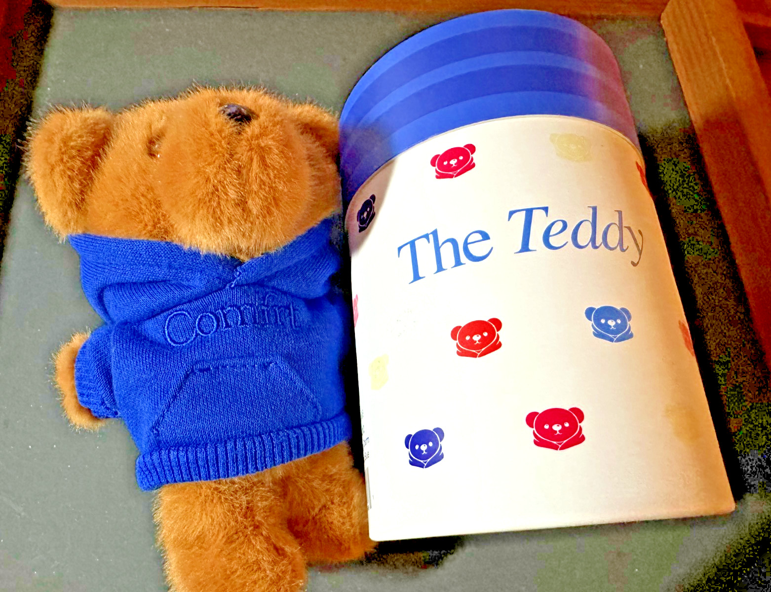 Comfrt Teddy Bear Keychain Cobalt Blue NEW Free Shipping