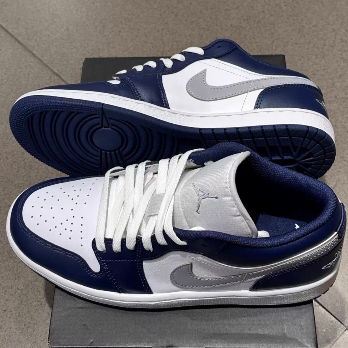 Nike Air Jordan 1 Low OG “White Blue” Men’s Shoes