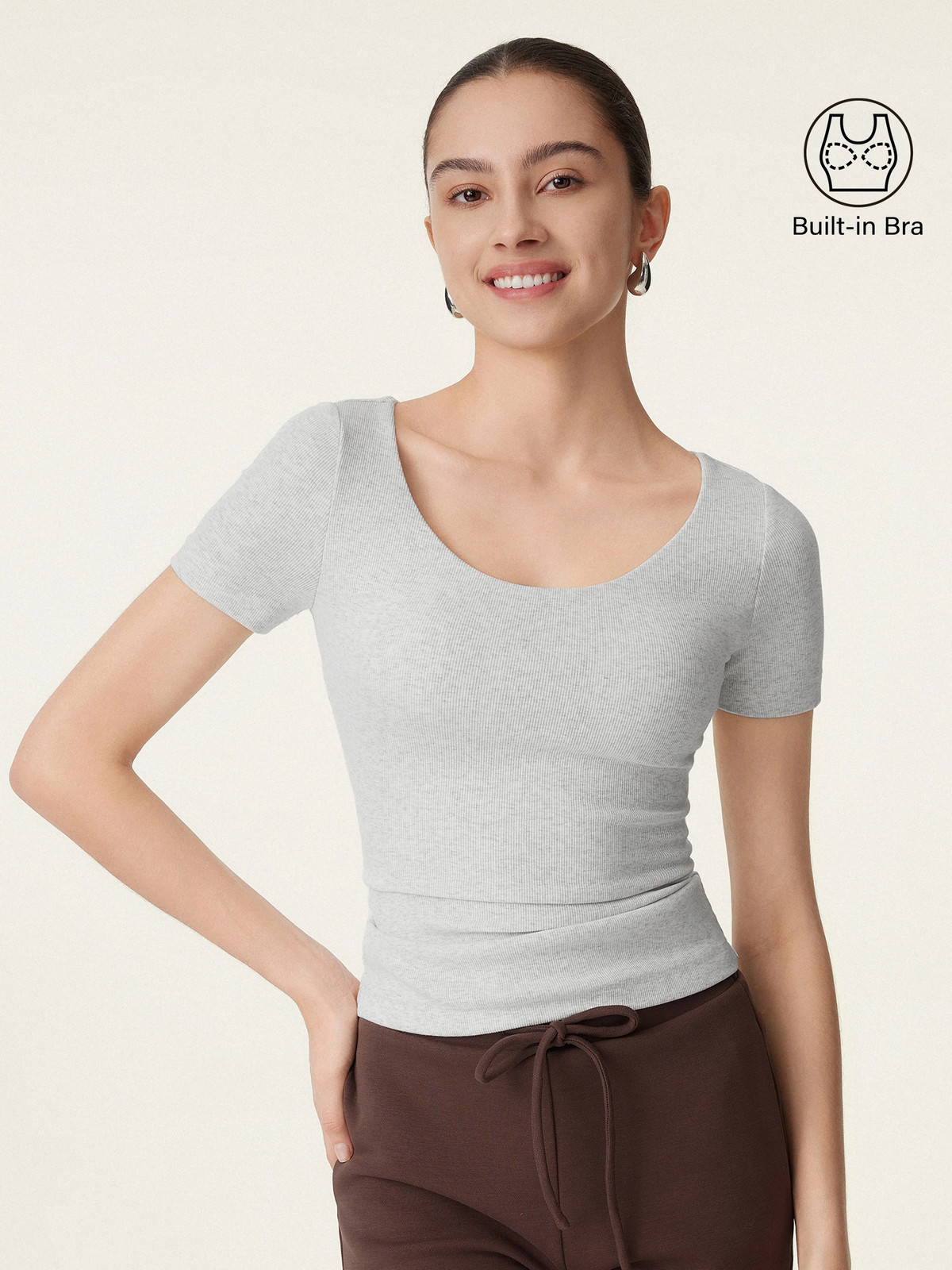 OGL Scoop Neck Cotton New Airy Bra Top