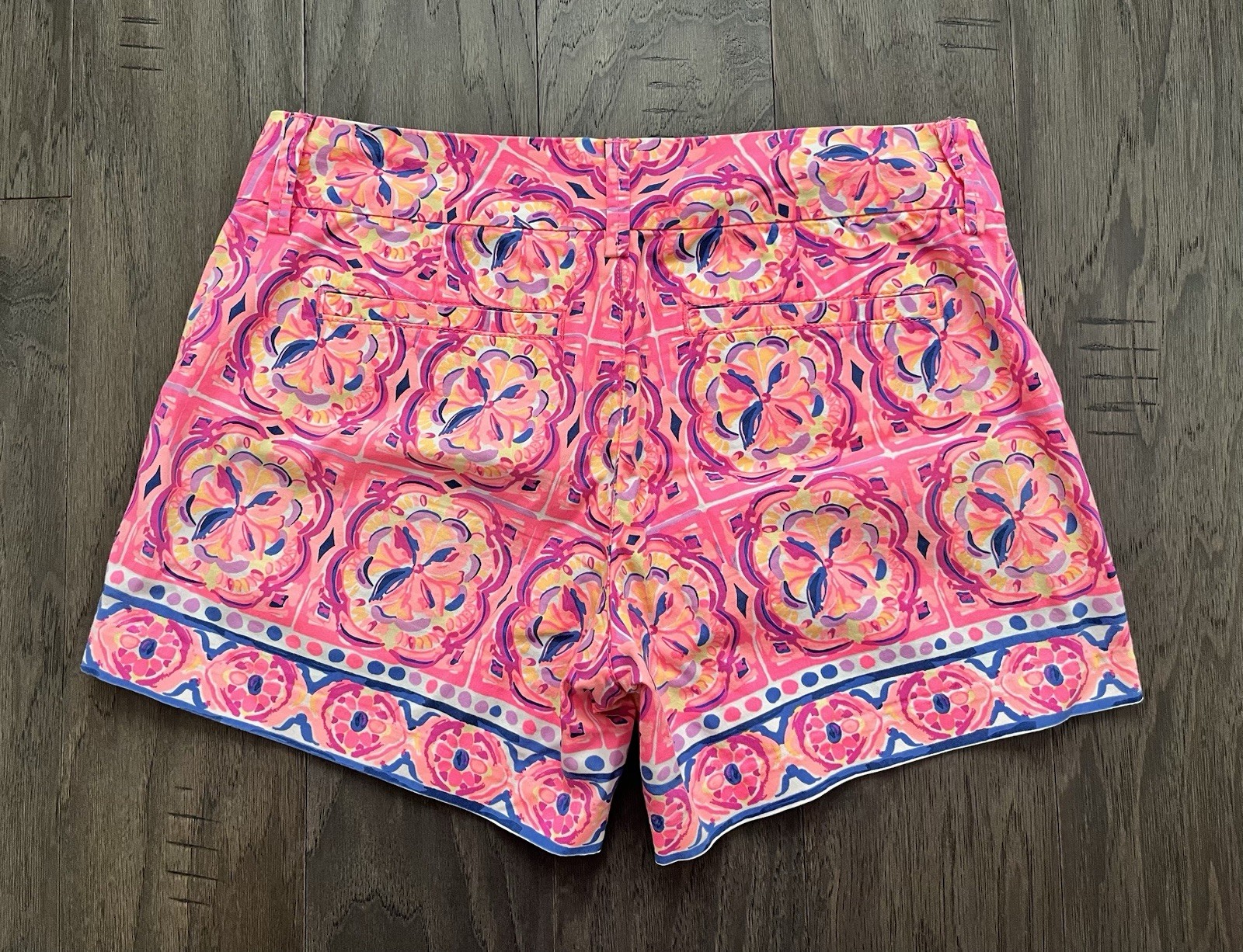 Sz 2 Lilly Pulitzer Callahan Shorts Pink Fusion Rock