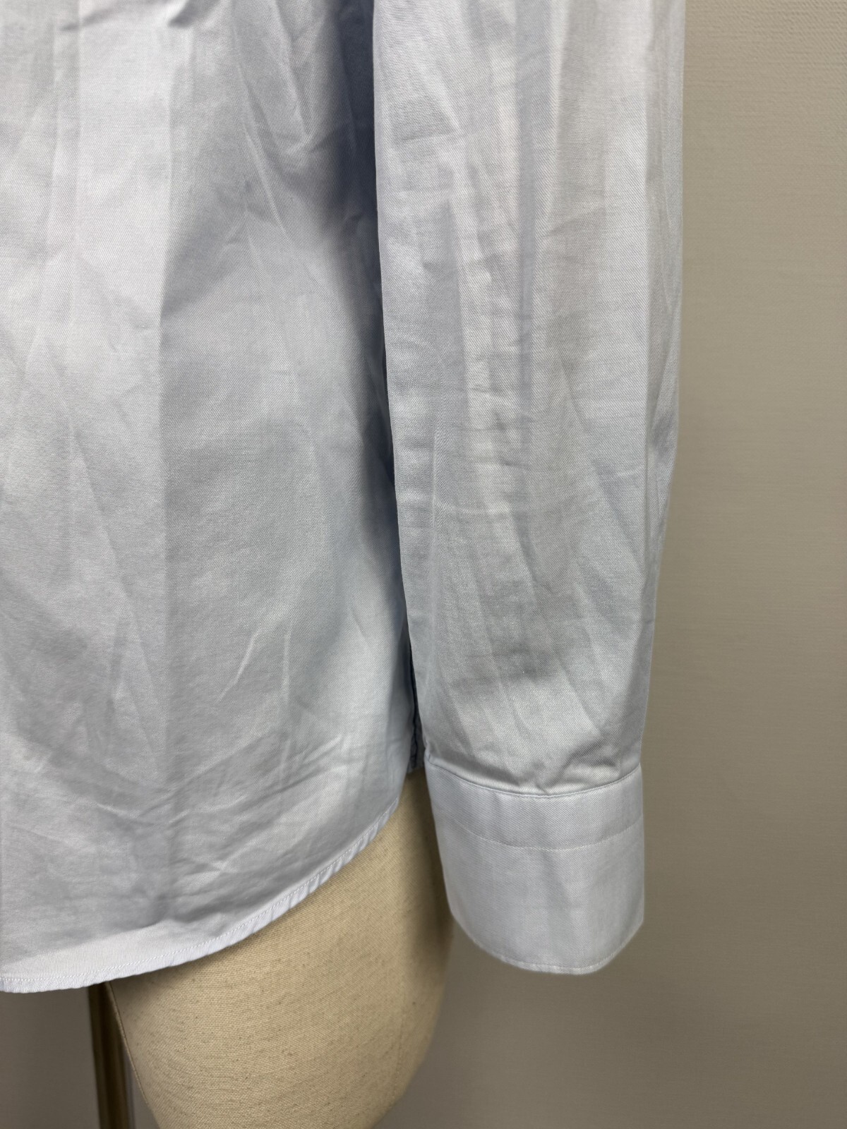 Suitsupply Blue Egyptian Cotton Long Sleeve Extra Slim Fit Dress Shirt Sz 40