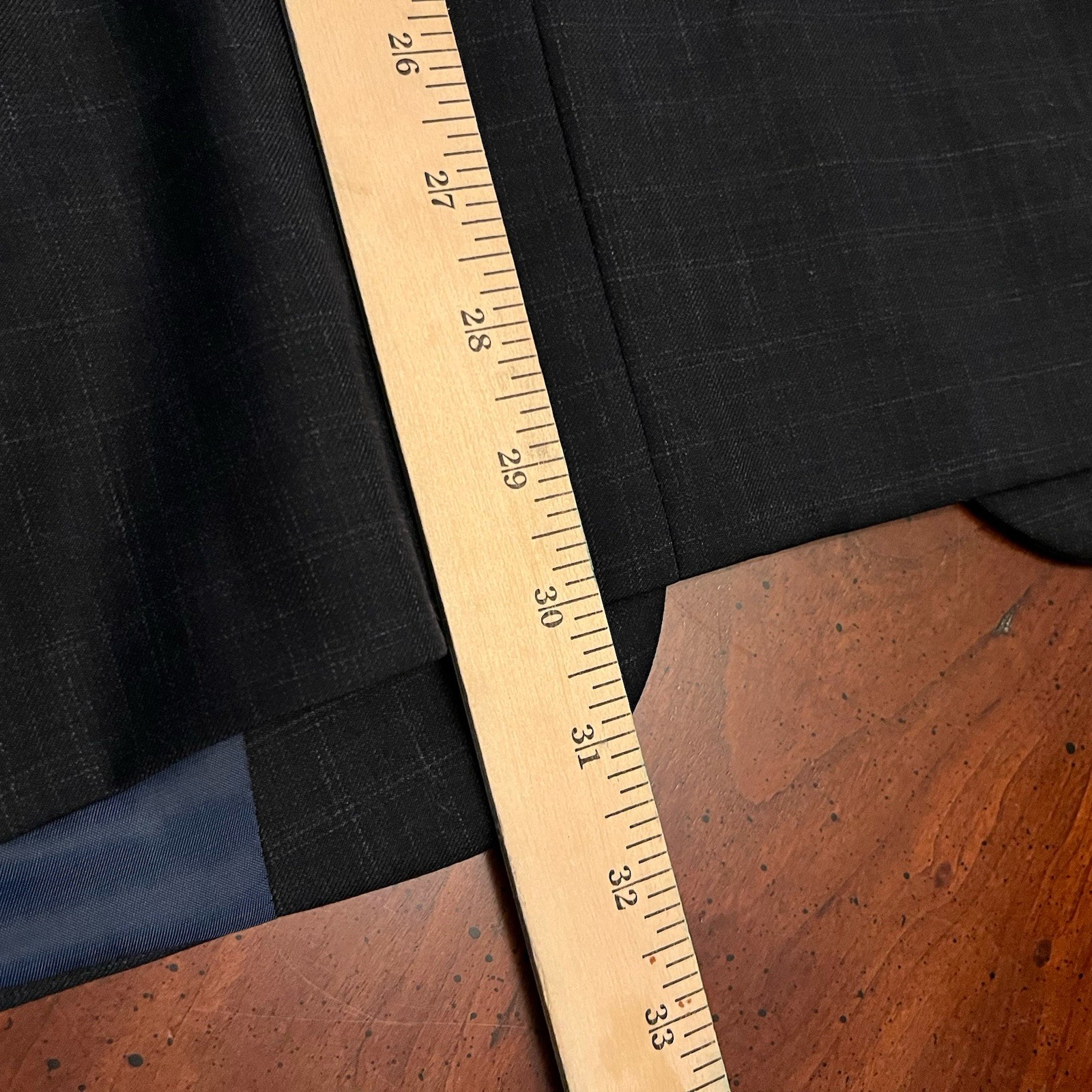 Hickey Freeman Milburn 42R Gray Plaid Wool 2pc Suit FF Pants 34×30 USA Made