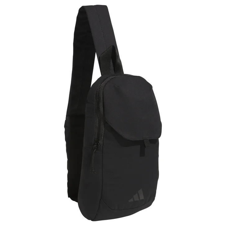 Adidas UNISEX Essentials 3 Sling Crossbody Black Bag Cell Phone Pocket New $45