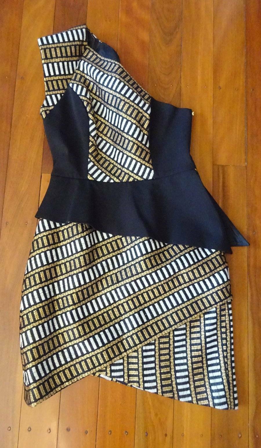 SASS & BIDE “Natural Selection” Asymetric One Shoulder Dress – Size 10 – $890