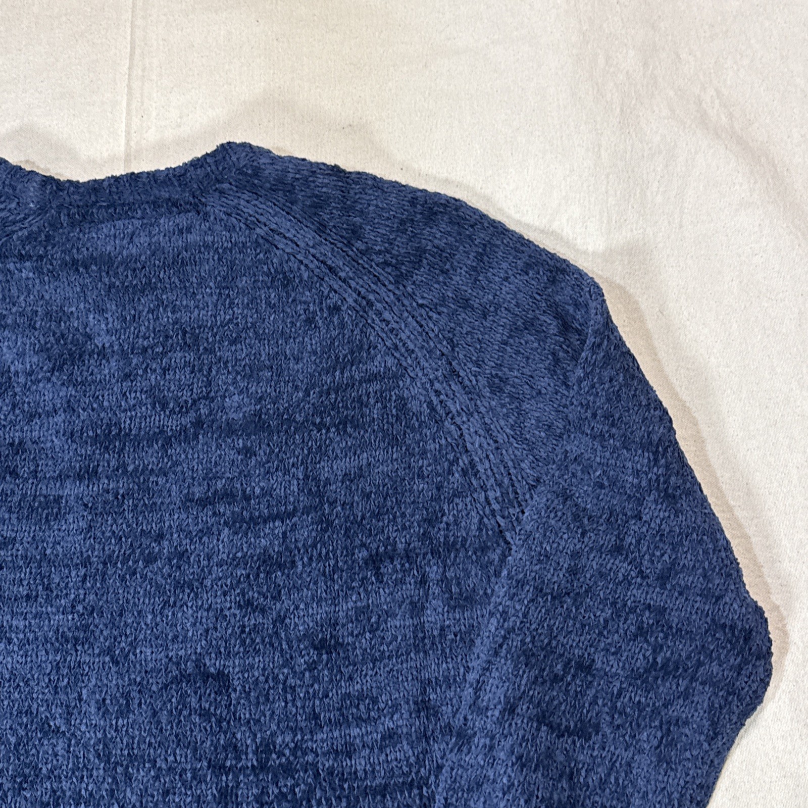 Todd Snyder Men’s Navy Blue Channel Cotton Cashmere Crewneck Sz Medium NWOT