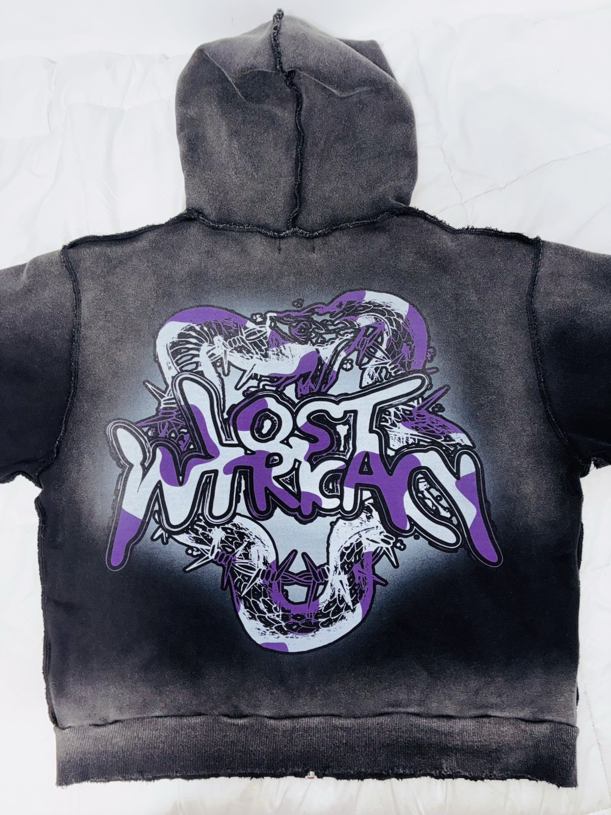 Lost Intricacy Purple Hoodie