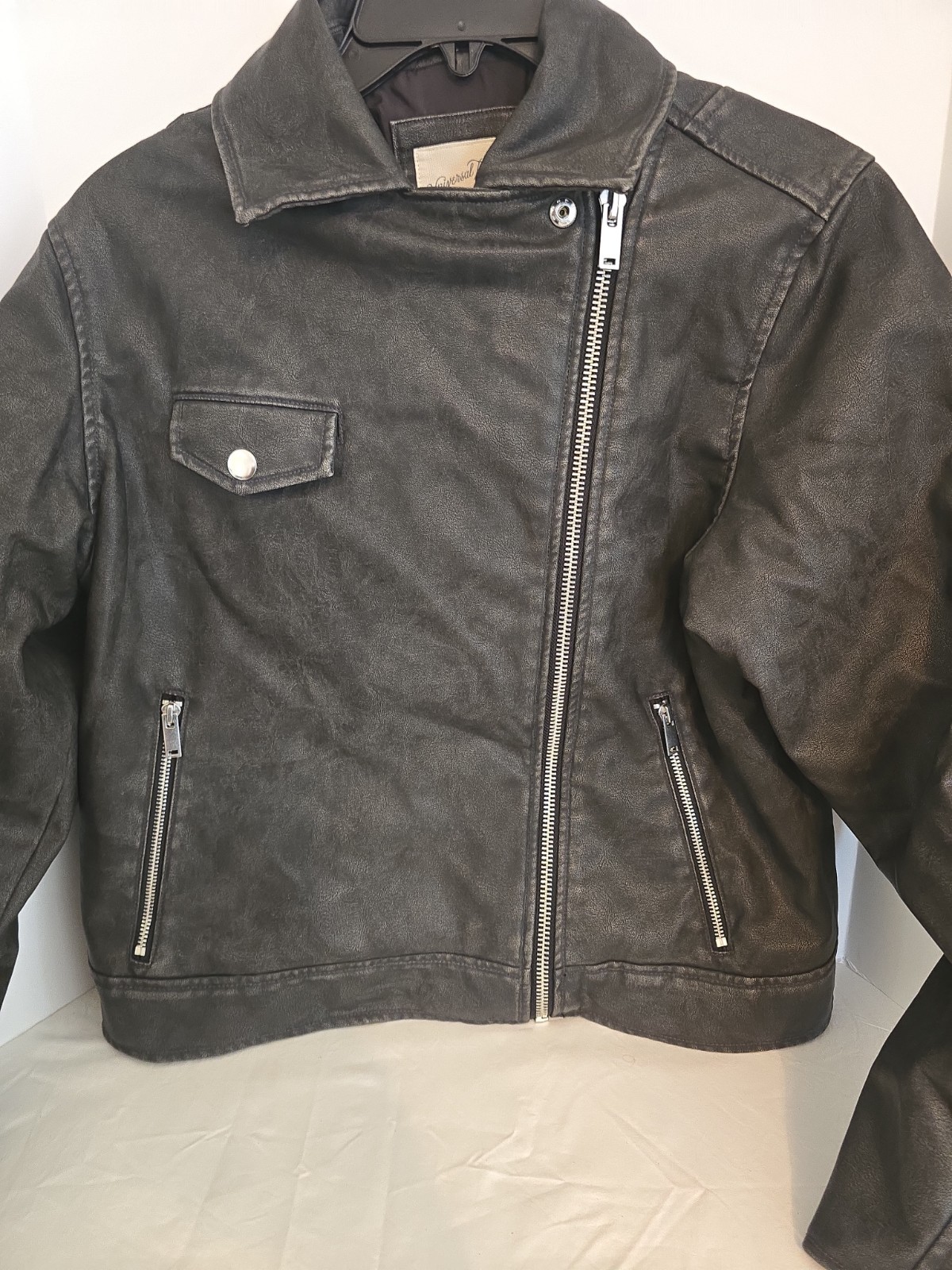 NWT Universal Threads Women’s Vegan Faux Leather Moto Jacket XS S M L XL XXL