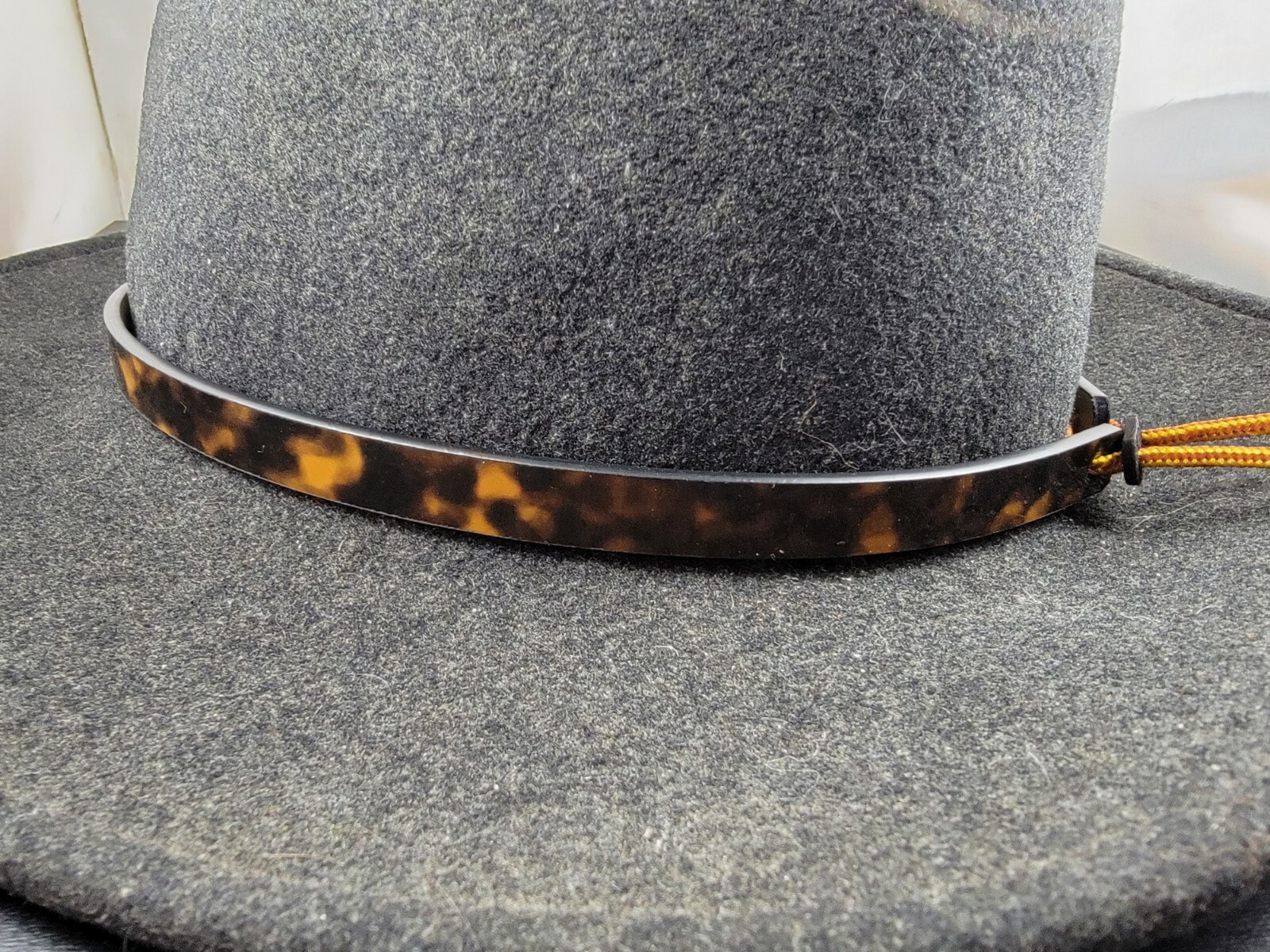 Western TORTOISESHELL Hatband Hat Band Belt BROWN Cowboy Cowgirl Rodeo Horse NEW