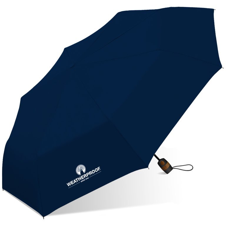 WeatherProof 42″ Auto Open Super Mini Umbrella Solid colors