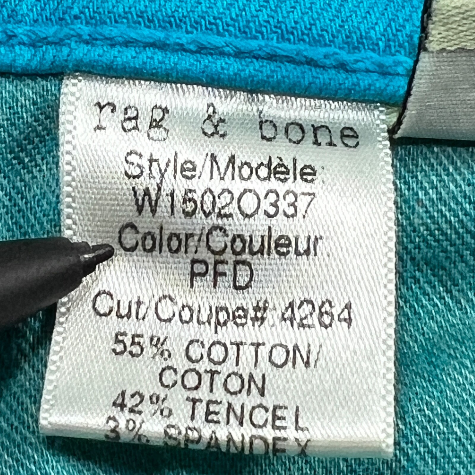 Rag & Bone Skinny Jeans Womens 31 NWT Bluebird Blue 29″ Inseam