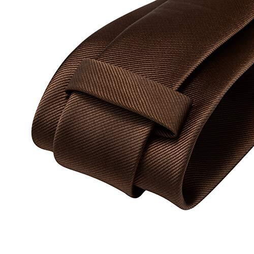 3.15″（8cm） Solid Color Necktie and Pocket Square Cufflinks Sets For Men +