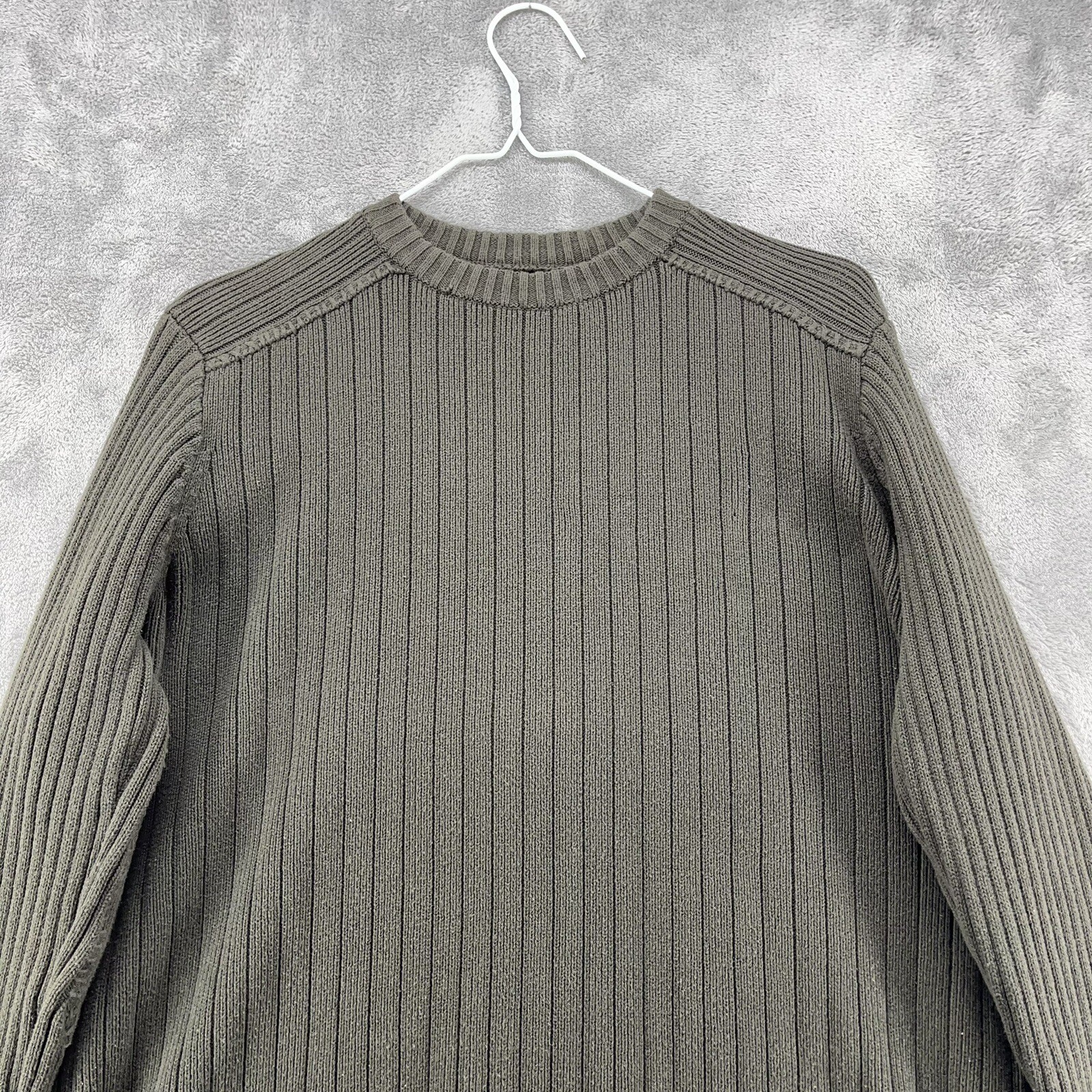 Vintage Billabong Sweater Mens Medium Green Elbow Patches Surf Beach Fisherman