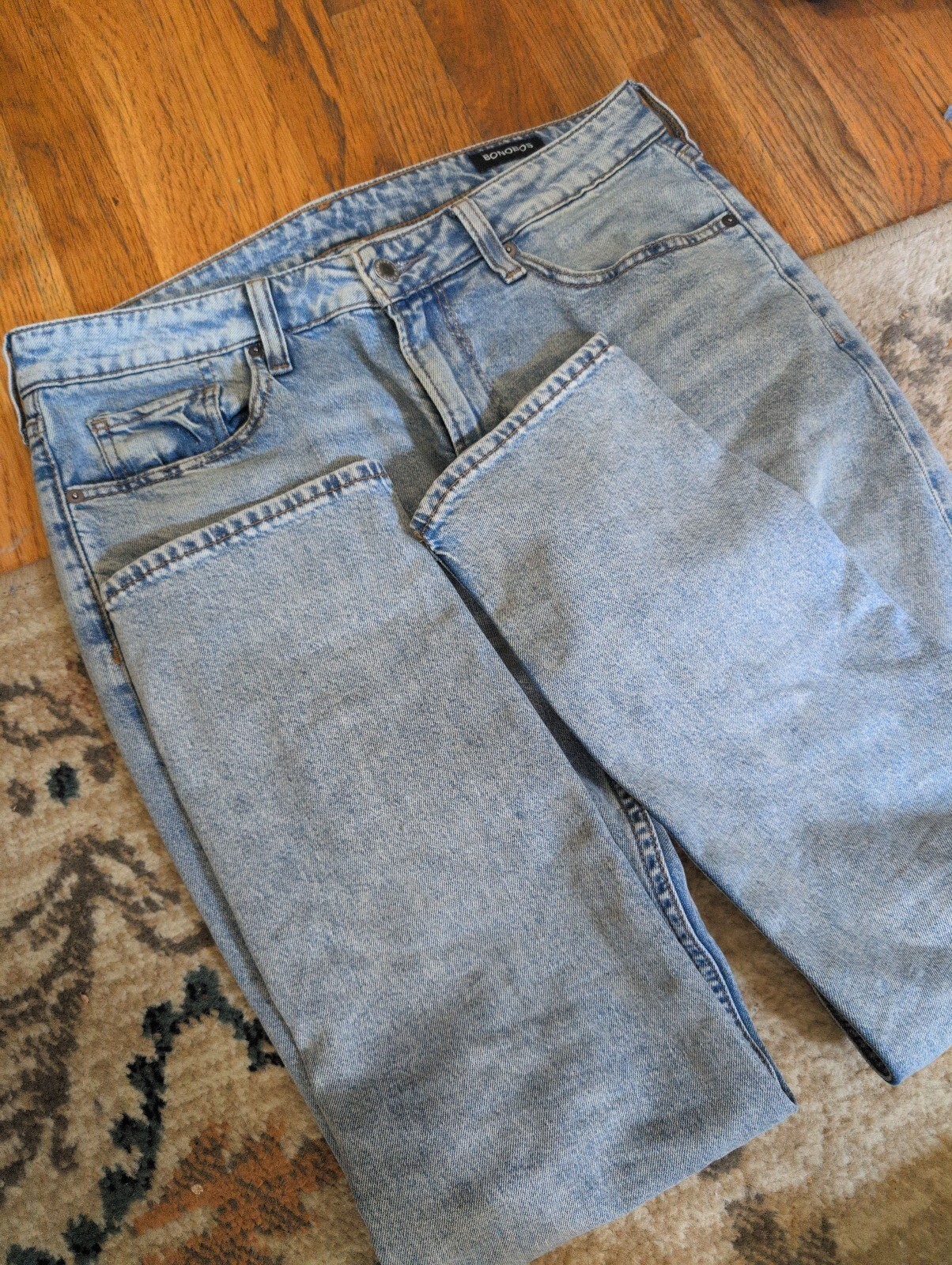 Bonobos Men’s Light Wash Straight Leg Jeans Size 32×32