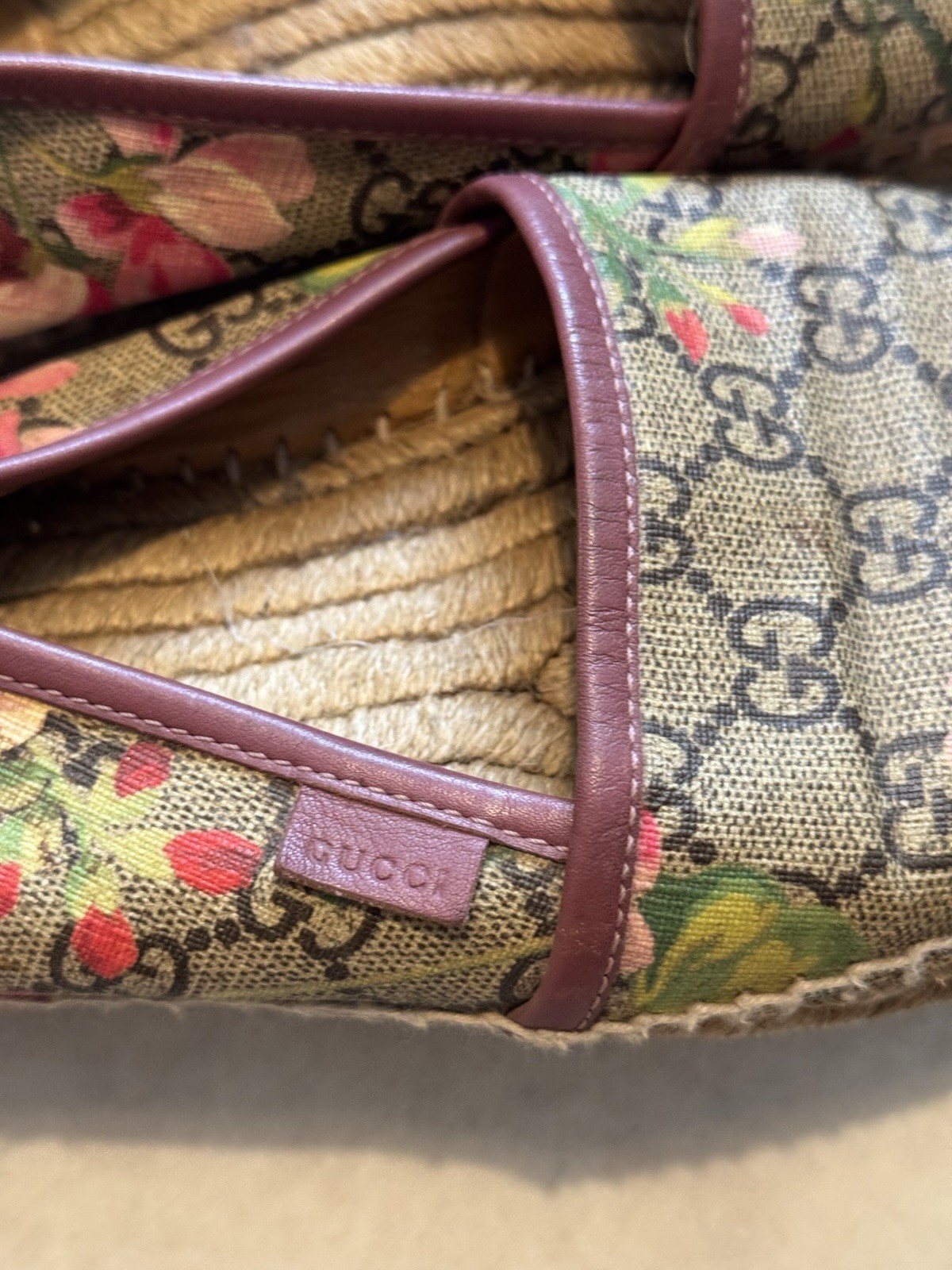 Gucci GG Blooms Canvas Espadrilles
